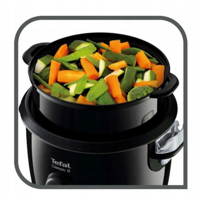 Електрична каструля Tefal Classic RK1038, 700 Вт, 5 л, чорна