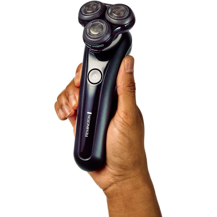 Електричний чоловічий бритва Remington X5 з гібридною системою SynX та тримером, Rotationsrasierer XR1755, чорний