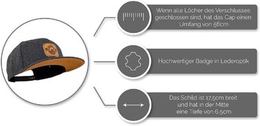 Кепка бейсболка Jumping Bird • Знімна кепка-снуд • Фетр, унісекс, темно-сірий