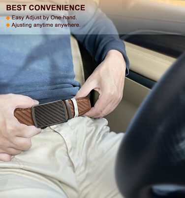 Чоловічий шкіряний ремінь BULLIANT з автоматичною застібкою, ширина 35 мм, регульований розмір 110 см (30'-36' талії)