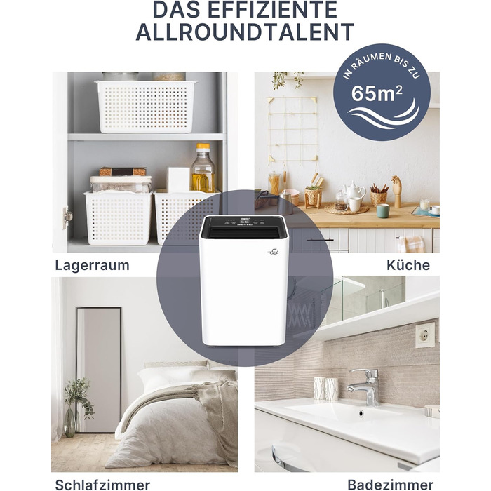 Електричний осушувач повітря Comedes Demecto 30 eco WiFi (25 л/24г) - для дому, підвалу, квартири, будинку. Керування через додаток.