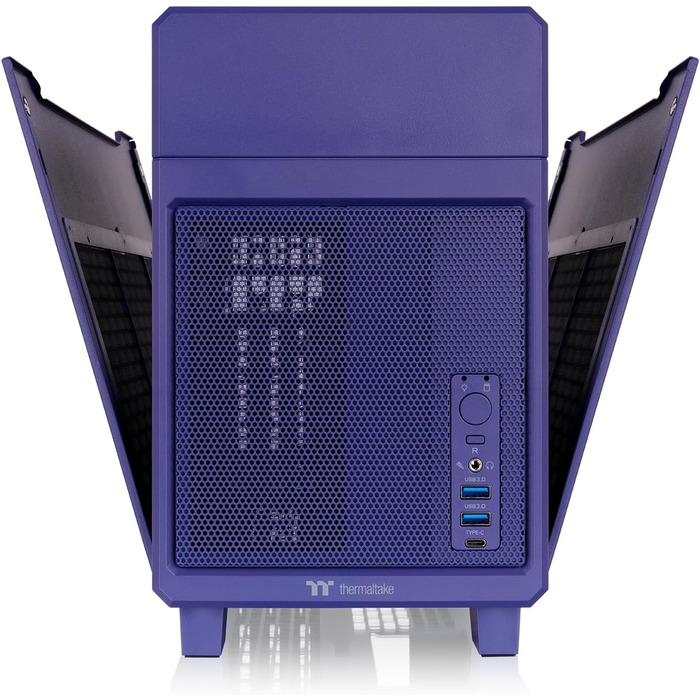 Корпус Thermaltake Mini-ITX TR100 Future Dusk: 18.4л, Dual-Chamber, PCIe 4.0, підтримка AIO 280мм, тихий Airflow