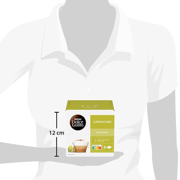 Кавові капсули NESCAFÉ Dolce Gusto Cappuccino, набір 3х16 шт (48 капсул)