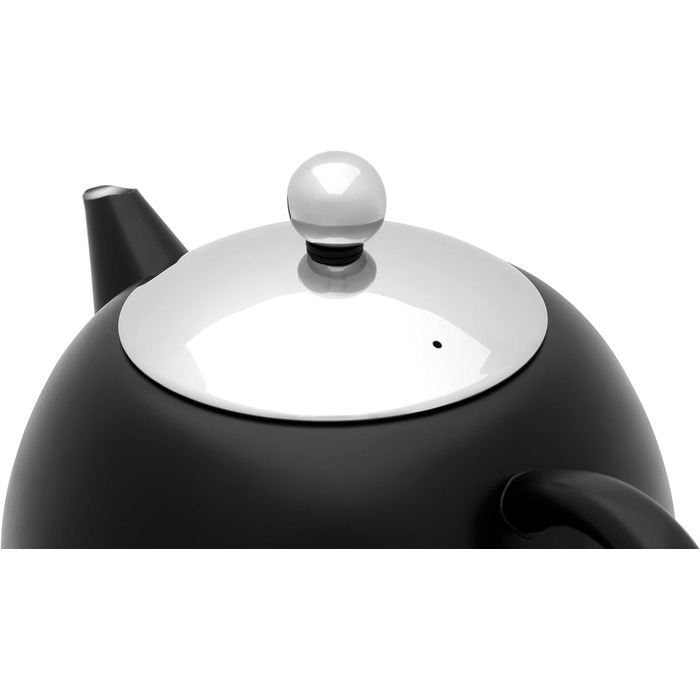 Bredemeijer small, round, double-walled teapot 0.5 Liter (Black, 1.4 L)