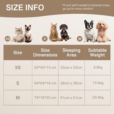 Кругле лежанка для собак MEWOOFUN, м'яке та зручне, 76x76x20 см, Marineblau (Темно-синій)