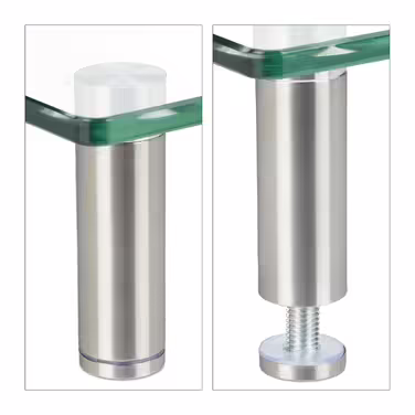 Relaxdays Screen Stand Glass