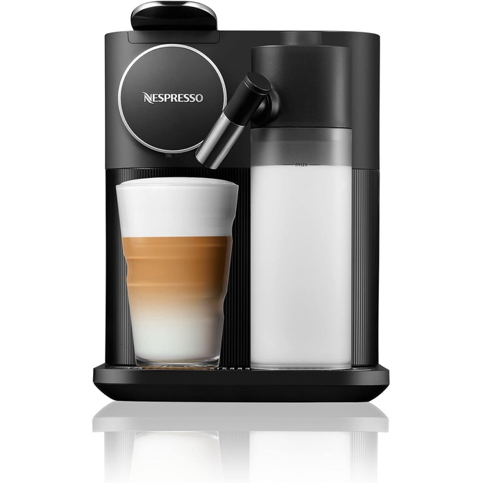 Nespresso De'Longhi EN640.B Gran Lattissima Coffee Capsule Machine with Automatic Milk System, 19 Bar Pressure, 1400W, Black Black Version 2.0