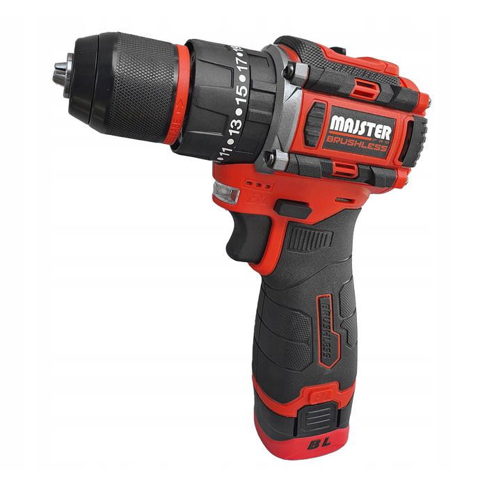 Акумуляторний безщітковий ударний дриль-шурупокрут Majster Pro MP0436