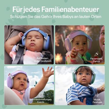 Дитячі захисні навушники Alpine Muffy Baby, шумозаглушення 24 дБ, до 5 років, бежевий колір (Special Edition Comfort - Dinos)