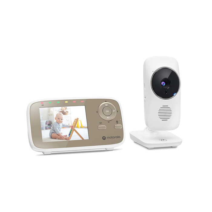 Дитячий монітор Motorola Nursery VM 483 з камерою, інфрачервоним нічним баченням та функцією двостороннього зв'язку