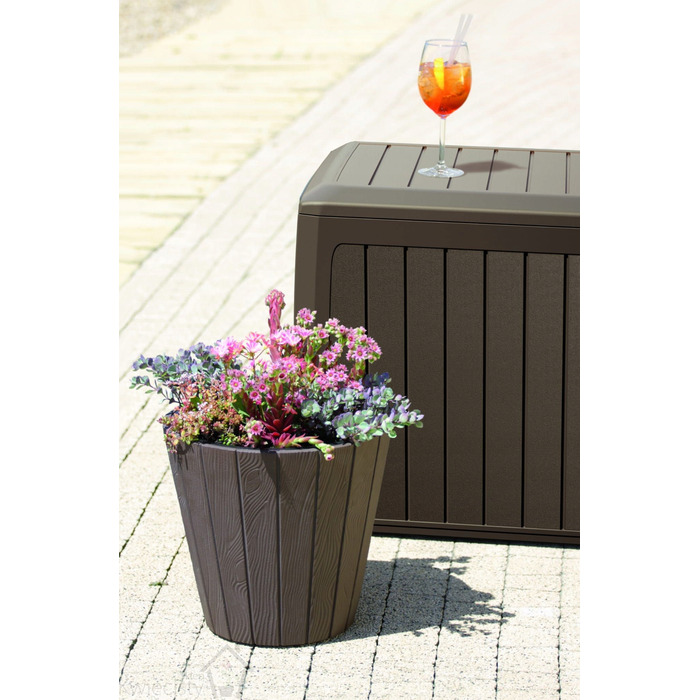 Садова скриня WOODEBOX 280л, антрацит - Prosperplast MBWL280-S433