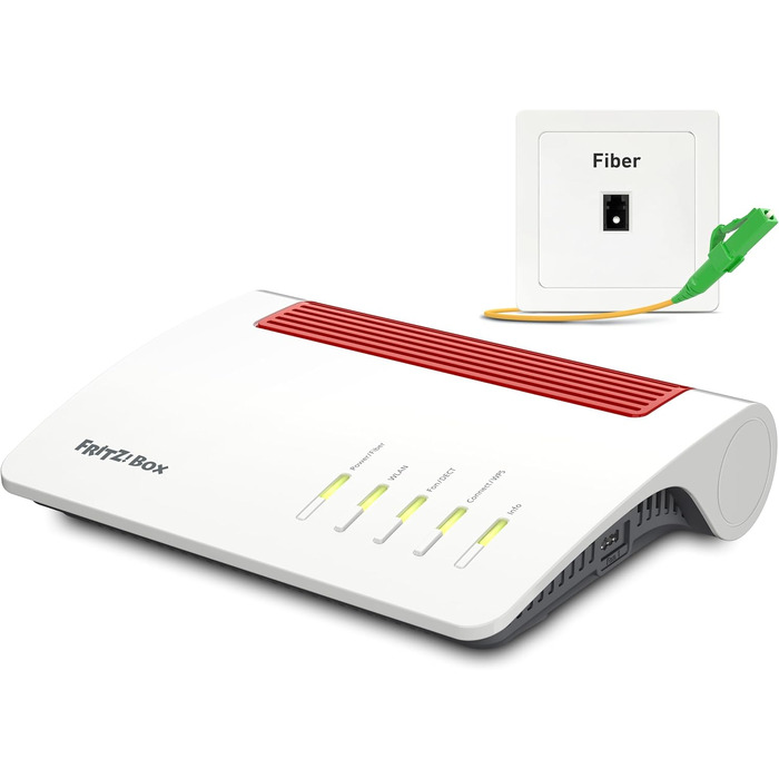 Роутер FRITZ!Box 5590 Fiber: Wi-Fi 6, 2.5 Gigabit LAN, Mesh, DECT, для підключення до оптоволоконного інтернету