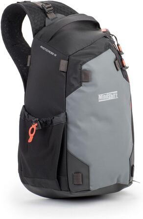 MindShift Photo Cross 13 Carbon Grau – фотосумка, сіра, оранжево-amber, M