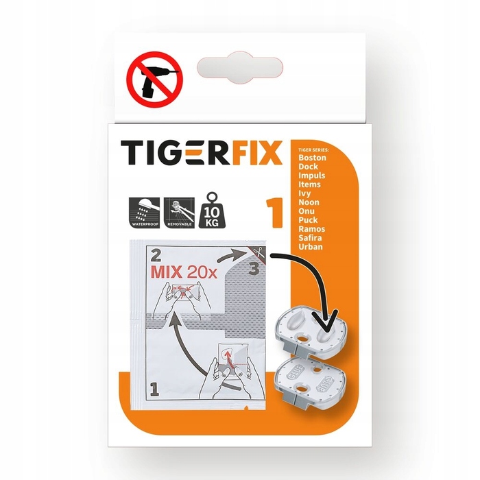Щітка для унітаза Tiger Urban з контейнером, чорна, 1317330746