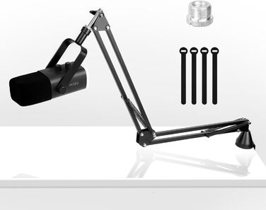 Кріплення для мікрофона FIFINE AM8 - Шарнірний стійкий кронштейн для мікрофона, сумісний з FIFINE Recording XLR/USB мікрофонами, AM8, YOUSHARES, для настільного встановлення