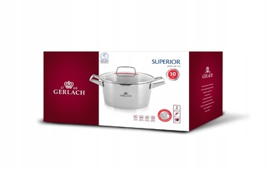 Каструля традиційна Gerlach Superior, 4 л