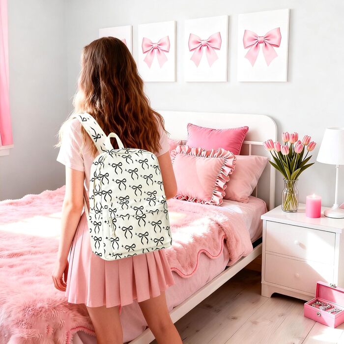 Жіночий рюкзак для ноутбука - легкий та зручний (чорний)