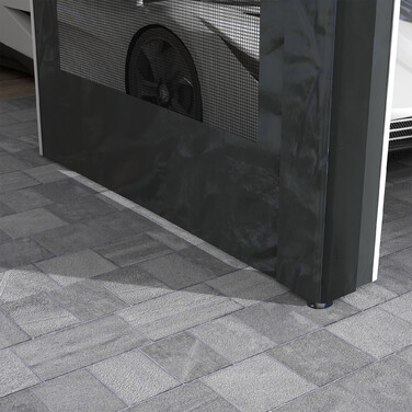 Outsunny Carport 6x3m Party Tent Adjustable Height Car Garage with 4 Mesh Windows and 4 Doors for Cars and Trucks Made of Steel