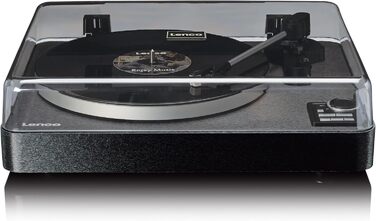 Програвач вінілу Lenco LBT-188 Bluetooth коричневий: цифрове кодування на MP3, ремінний привід, 2 швидкості (33/45 об/хв), антискейтинг