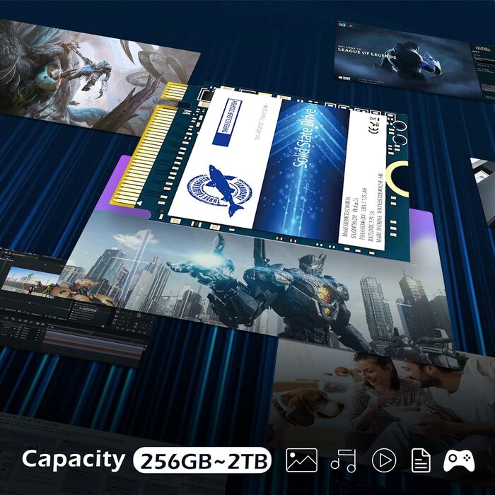 SSD Dogfish M.2 2230 NVMe PCIe 4.0 512GB для ігор та ноутбуків