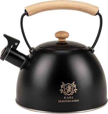 Чайник електричний Induktion 2.5L з автоматичним свистком, нержавіюча сталь. Підходить для індукційних, газових та електричних плит.