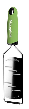 Терка Microplane для сиру, шоколаду та трюфелів (нержавіюча сталь, зелена) - Made in USA