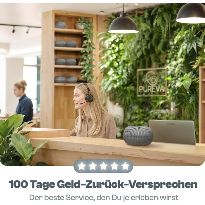 Електричний осушувач повітря Flow для кімнат до 25 м² з новою формулою. Осушувач повітря без електроенергії з гранулами 450г. Абсорбер вологи для комфортного мікроклімату (антрацит)