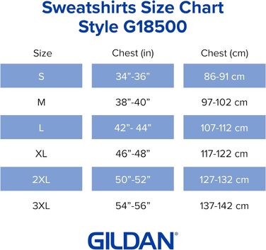 Унісекс флісове худі Gildan G18500 з капюшоном, колір Safety Orange, розмір M