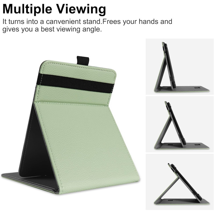 Захисний чохол для Kindle Paperwhite/colorsoft та інших eReaders 6-6.8-7 дюймів (Matcha Green)