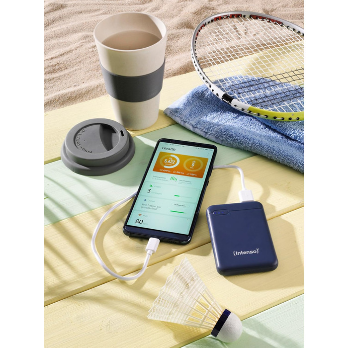 Powerbank Intenso XS 5000mAh: зарядний пристрій для смартфона, планшета, MP3-плеєра, цифрової камери (блакитний)