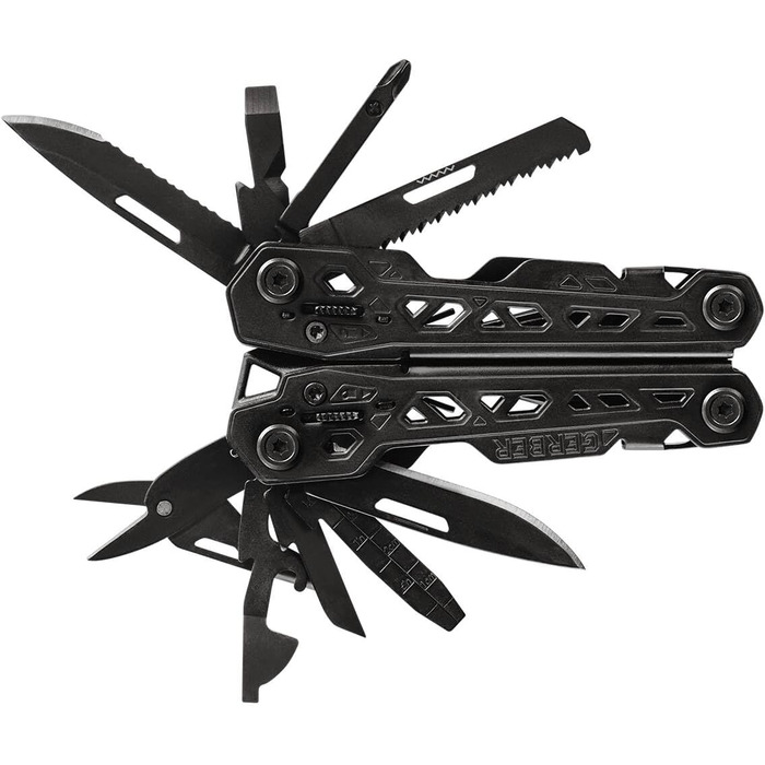 Gerber Multi-Tool with Nylon Sheath and 17 Functions, Truss Multi-Tool, Black, 30-001780