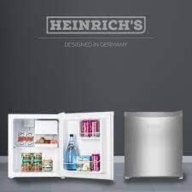 Міні-холодильник HEINRICHS 45L: компактний, тихий (39db) з окремим відділенням для охолодження. Ідеально для офісу, кемпінгу, саду та відпочинку на природі. Колір: Альпійський білий