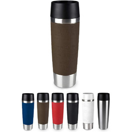 Emsa 515616 Standard-Design Grande Travel Mug, Thermobecher, Stainless Steel, Brown, 1 Piece (1-Pack)