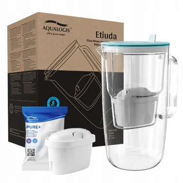 Фільтруючий глечик Aqualogis Etiuda, 2,9 л, безбарвний