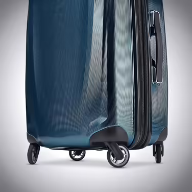 Samsonite Winfield 3 DLX Hardside Luggage with Spinner Wheels, One Size, Carry-on (Check-in, medium, Navy)