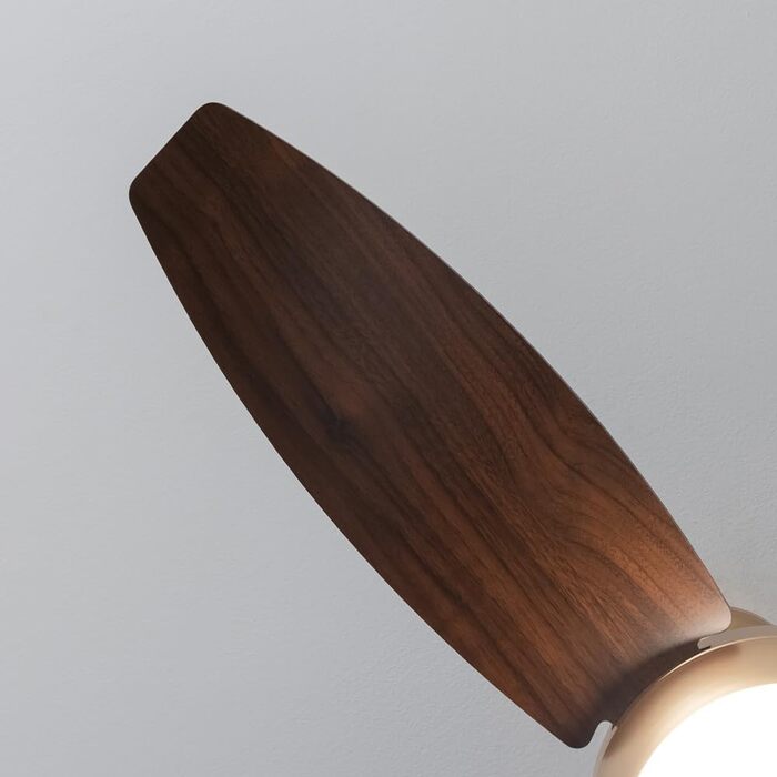 Стеляний вентилятор Cecotec EnergySilence Aero 495 з підсвічуванням, 55 Вт, діаметр 42 дюйми, 5 лопатей, LED, пульт, таймер 8 год, 3 швидкості (золотий, темно-золотий)