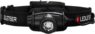 Ліхтар налобний Ledlenser H5 Core, 350 люмен, LED, IP67, фокусування, обертання, димування, 2xAA, 160 м, батарейки в комплекті