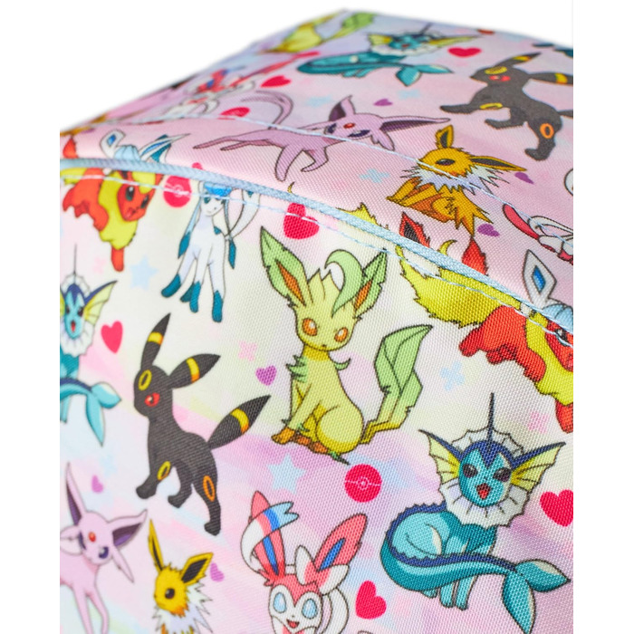 Рюкзак Pokemon для дівчаток: рожевий, з блискітками, дизайн Eevee Besties та Pikachu | Просторий для школи та розваг