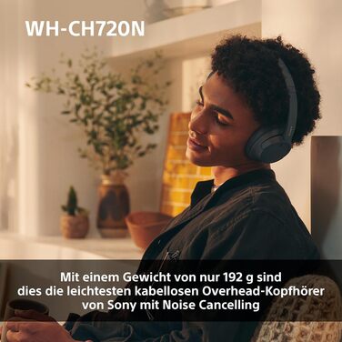 Бездротові Bluetooth-навушники Sony WH-CH720N з активним шумозаглушенням, до 50 годин автономної роботи, рожеві