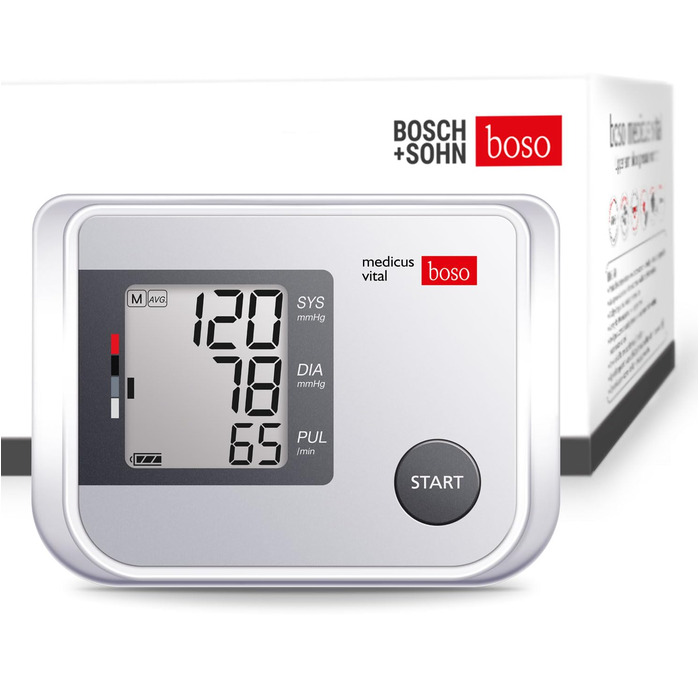 Тонометр BOSO medicus vital для вимірювання артеріального тиску на плечі, 1 шт.