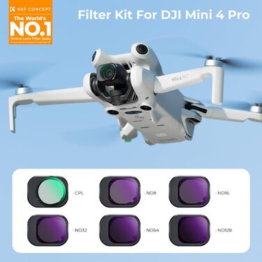 Набір фільтрів K&F Concept Mini 4 Pro: ND, CPL, 6 шт. для DJI Mini 4 Pro