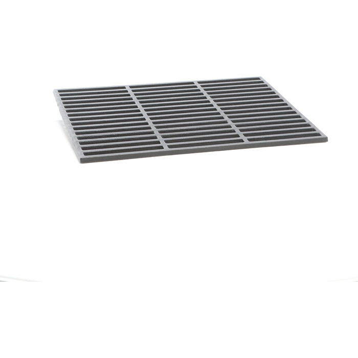 Чорний чавунний гриль-роштва для вугільного та газового гриля Wiltec, для BBQ, емальований гриль-вставка (45 x 35 см)