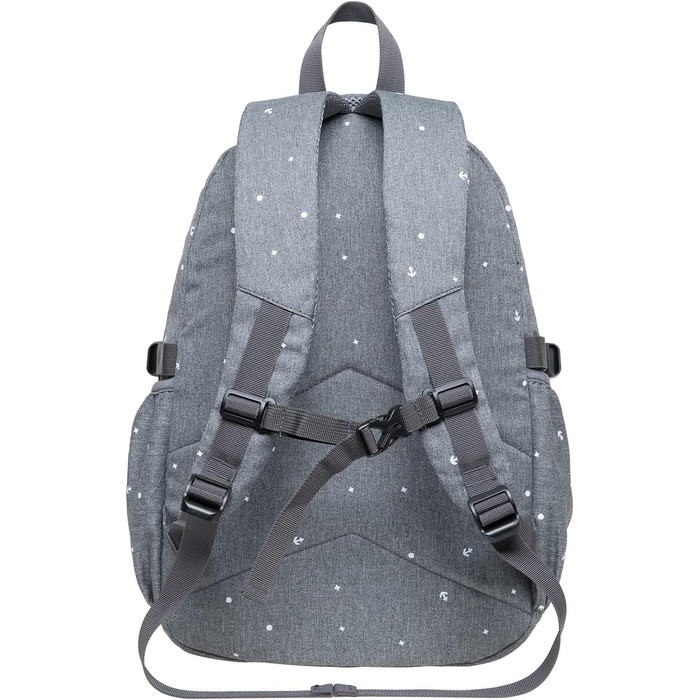 Жіночий рюкзак Kaukoo для студентів, ноутбука, подорожей (сірий, Jnl-ks24-09)