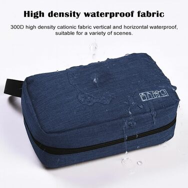 Чоловіча туалетна сумка-органайзер для підвішування, водонепроникна дорожня сумка-органайзер (Блакитна)