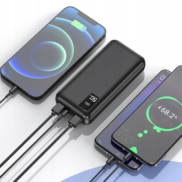Потужний павербанк Baseus 50000mAh 22.5W: 2x USB, USB-C, QC 3.0, з LED-дисплеєм та системою безпеки