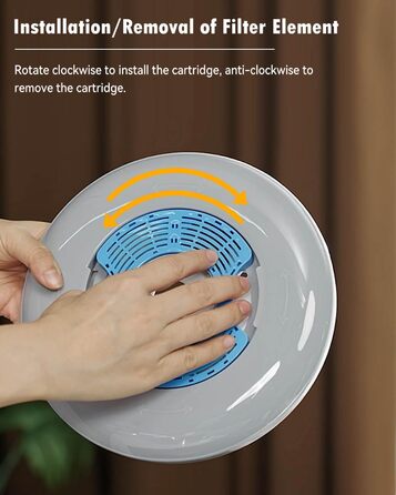 Нержавійна миска для собак з захистом від протікання, 2L, преміум якість, для собак та котів, миска для води без обливання, великий об'єм, 4 фільтри