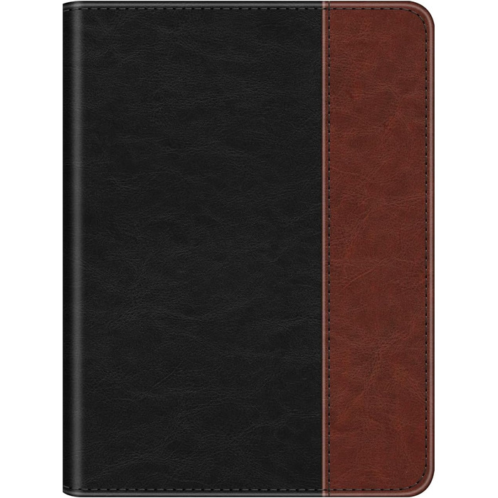 Чохол Fintie для Kindle Paperwhite (12-го покоління) та Kindle Colorsoft/Signature Edition 2024/2025 з підставкою, петлею та авто-вимиканням, чорний (чорний/коричневий)