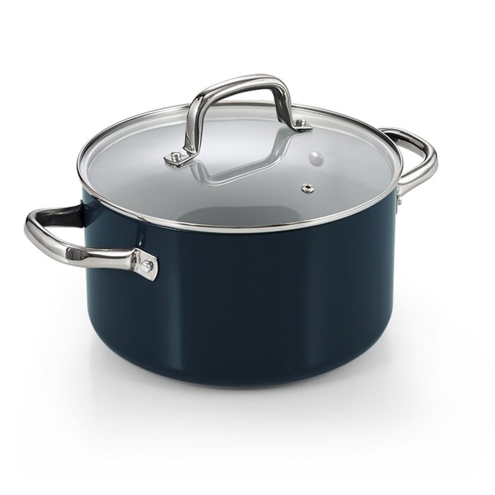Набір посуду Cook N Home 10 предметів з антипригарним керамічним покриттям, індукційний, з бакелітовими ручками