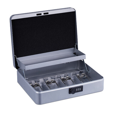 Relaxdays Cash Box Комбінація номерів Євро