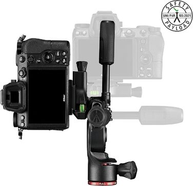 Карбоновий штатив Manfrotto Befree Live Carbon з відео-головкою та сумкою, для DSLR та бездзеркальних камер, навантаження 4кг